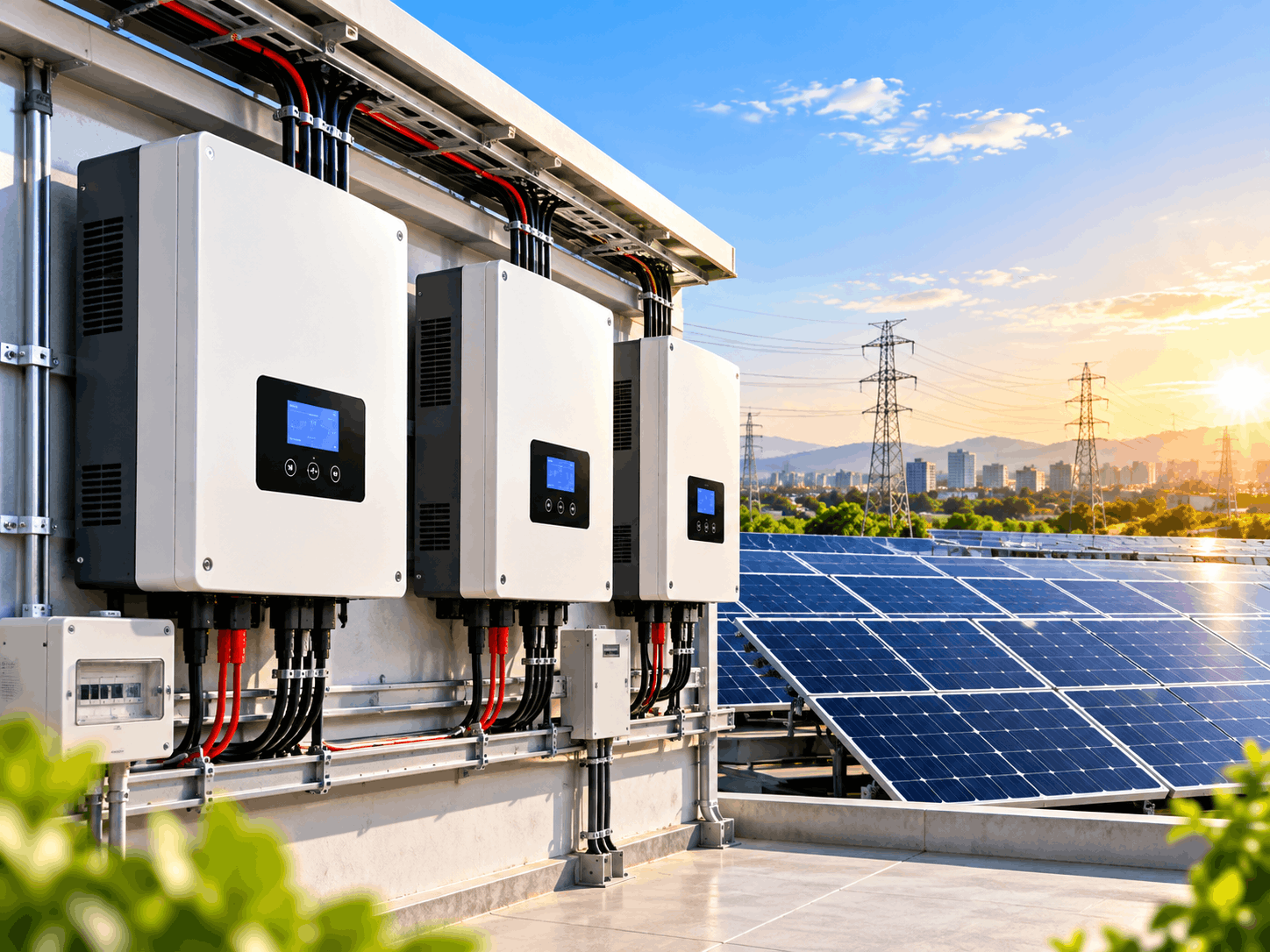 Solar grid inverter
