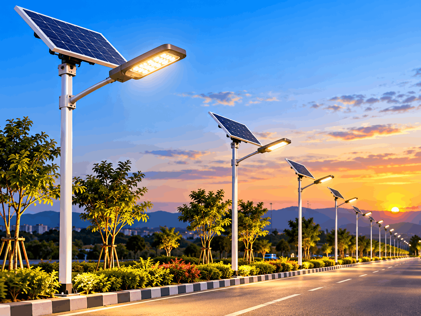 Solar street light